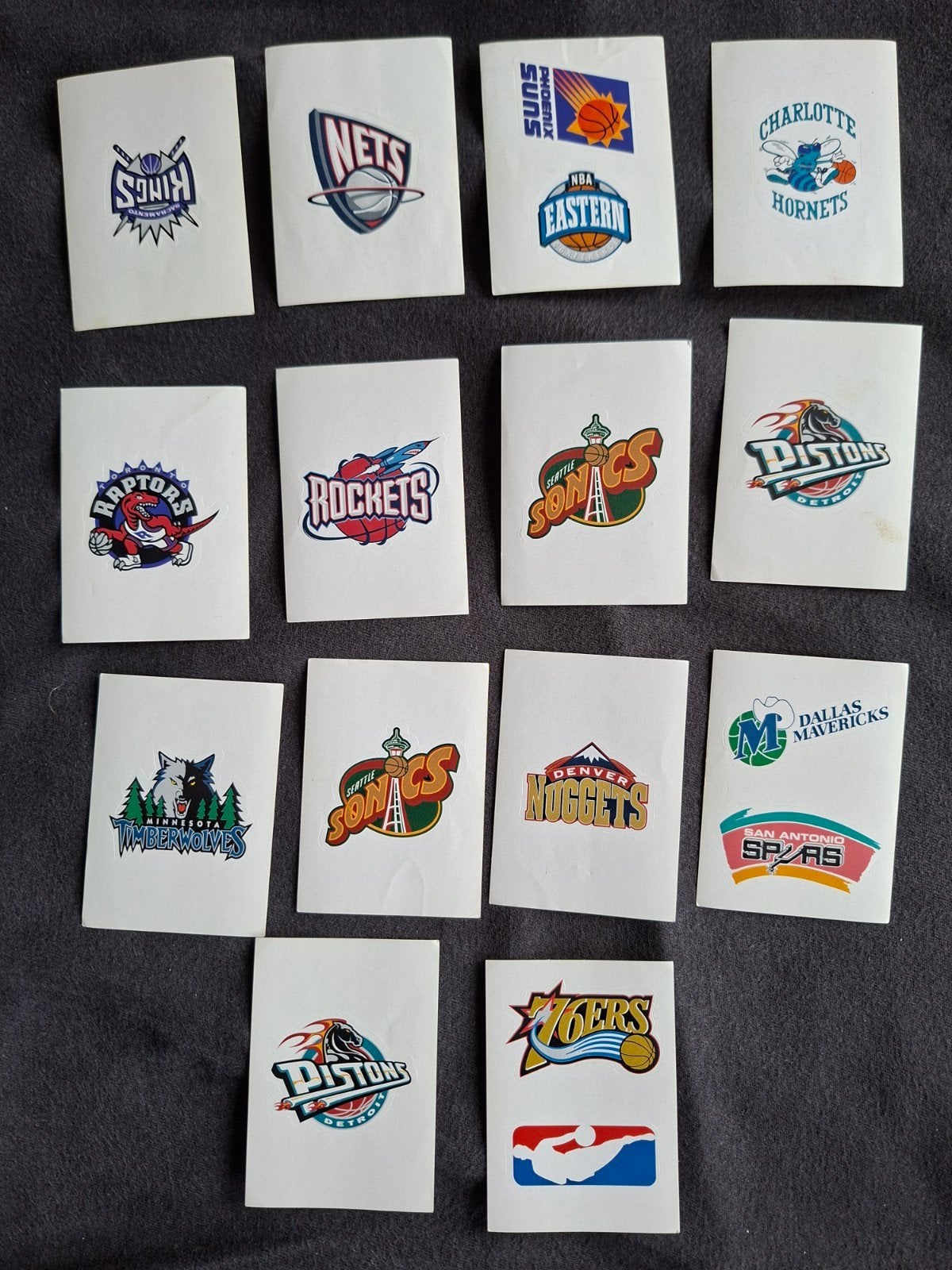 NBA Upper Deck Basketbal Stickers - Jaren '90, Ophalen of Verzenden, Gebruikt, Overige sporten, Overige typen