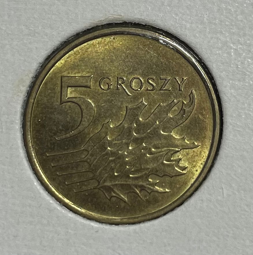 5 groszy Polen 2021, Ophalen of Verzenden
