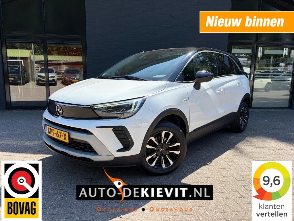 Opel CROSSLAND 1.2 Turbo Elegance automaat/ nieuwe db riem, Auto's, Opel, 840 kg, Gebruikt, 1199 cc, Wit
