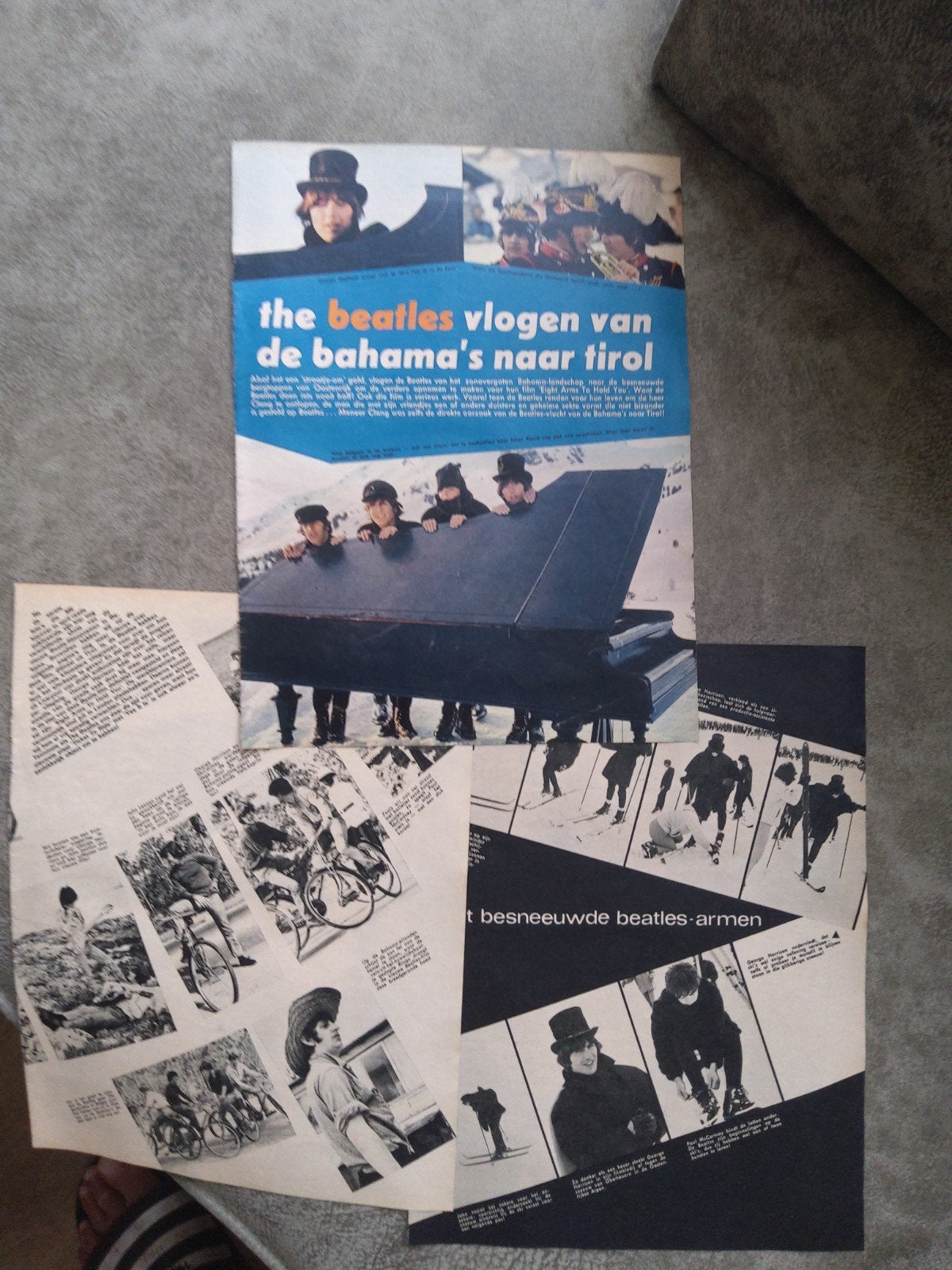 the Beatles:  Help  muziek expres 1965, Ophalen of Verzenden, Boek, Tijdschrift of Artikel