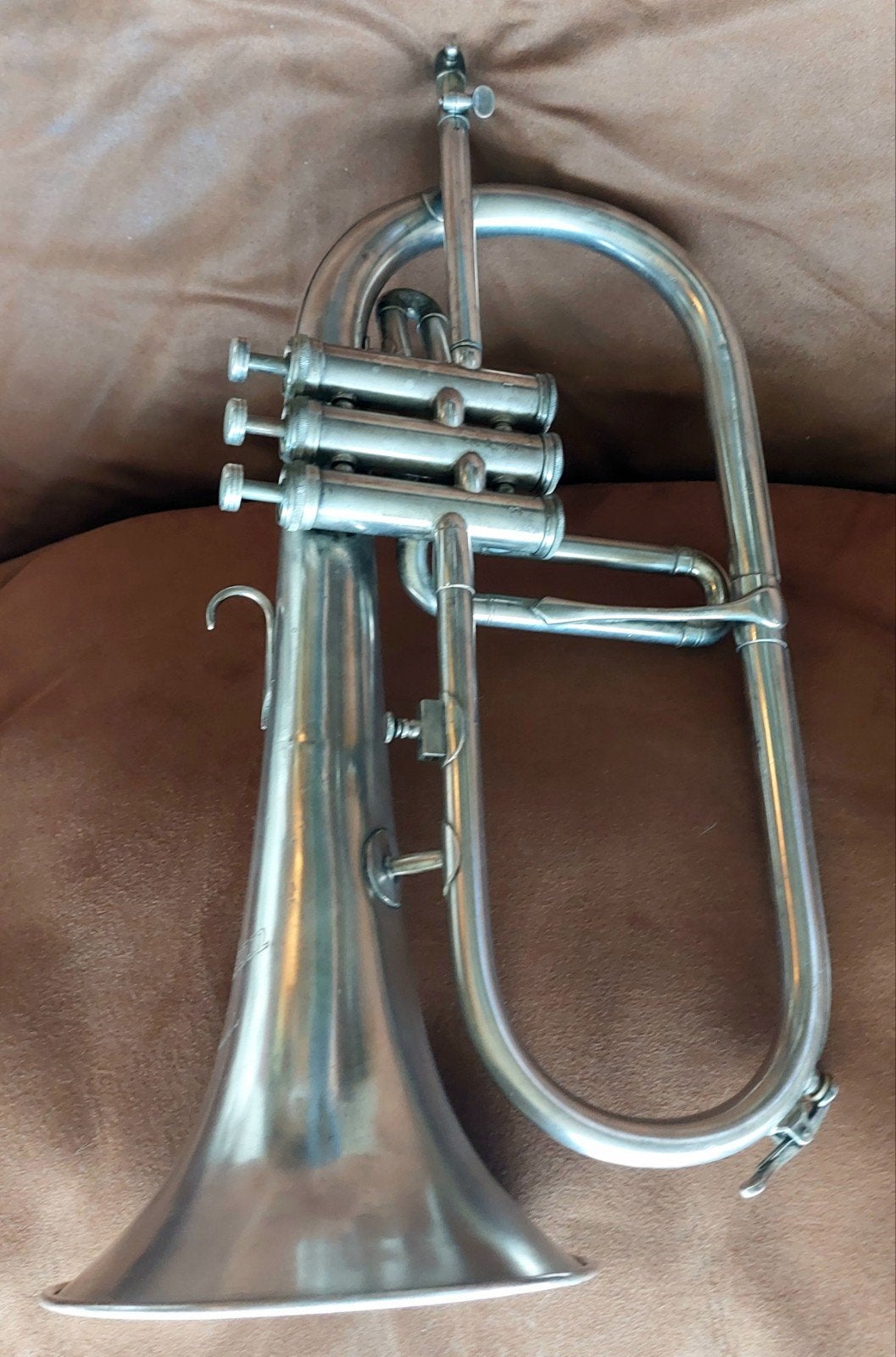 Vintage Besson Bugel, Muziek en Instrumenten, Blaasinstrumenten | Trompetten, Ophalen of Verzenden, Gebruikt, Overige typen