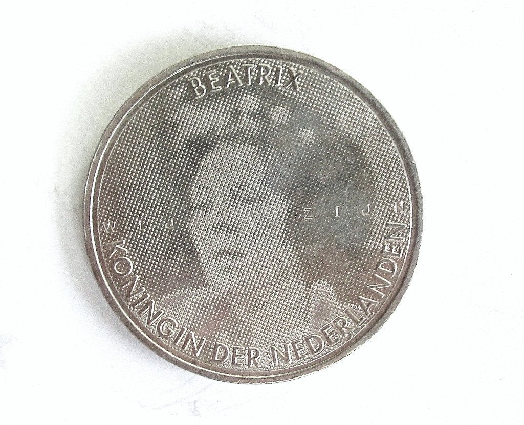 Jubileum Koningin Beatrix Sterling zilver munt 10 euro 2005., Postzegels en Munten, Munten | Nederland, Ophalen of Verzenden, Koningin Beatrix