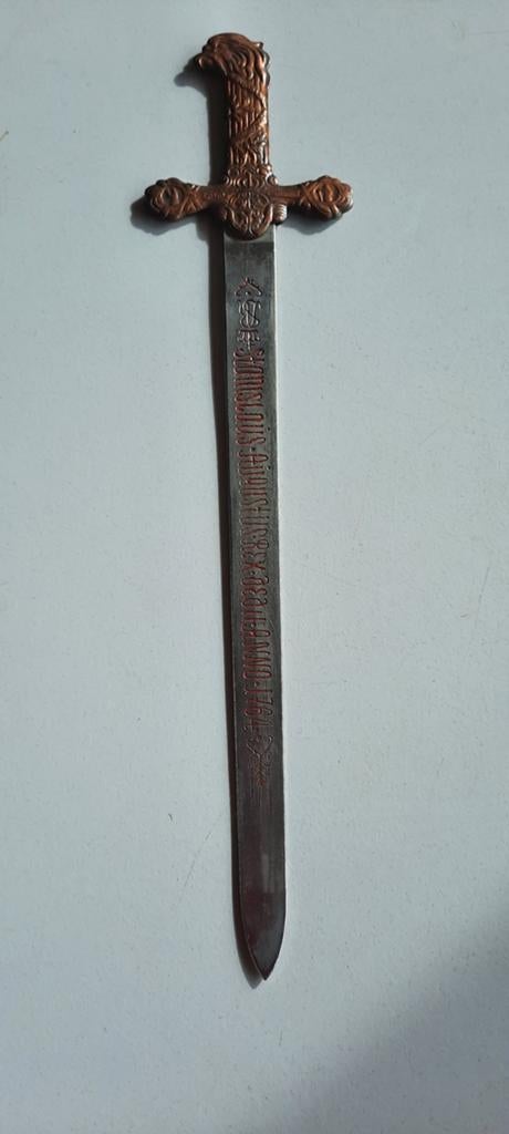 Antieke  briefopener, koper,adelaar., Antiek en Kunst, Antiek | Koper en Brons, Ophalen of Verzenden, Koper