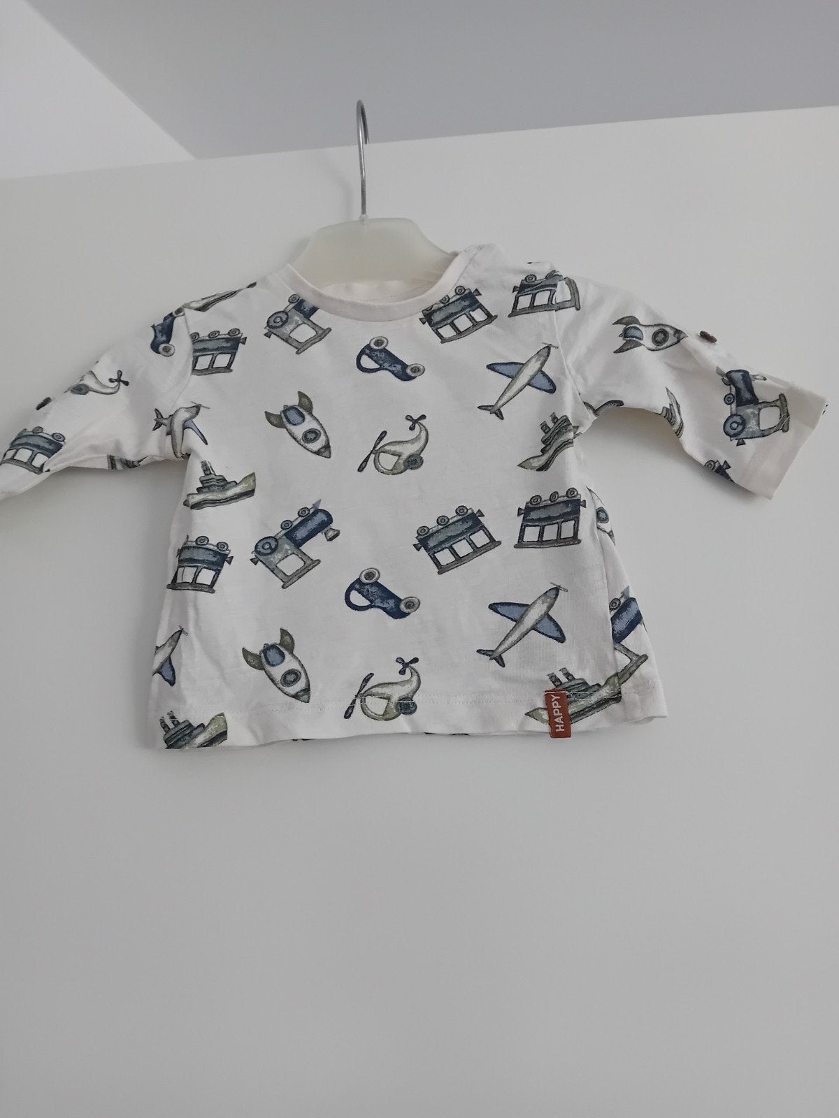Longsleeve met voertuigen maat 62 van Mini (Wibra), Ophalen of Verzenden, Zo goed als nieuw, Jongetje, Mini (Wibra)