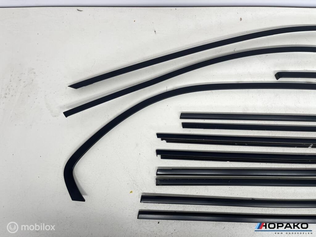 Raamlijsten mat zwart BMW 5 serie E61 - origineel, Gebruikt, Einsteinlaan 5 rijswijk, Bmw, Ophalen of Verzenden