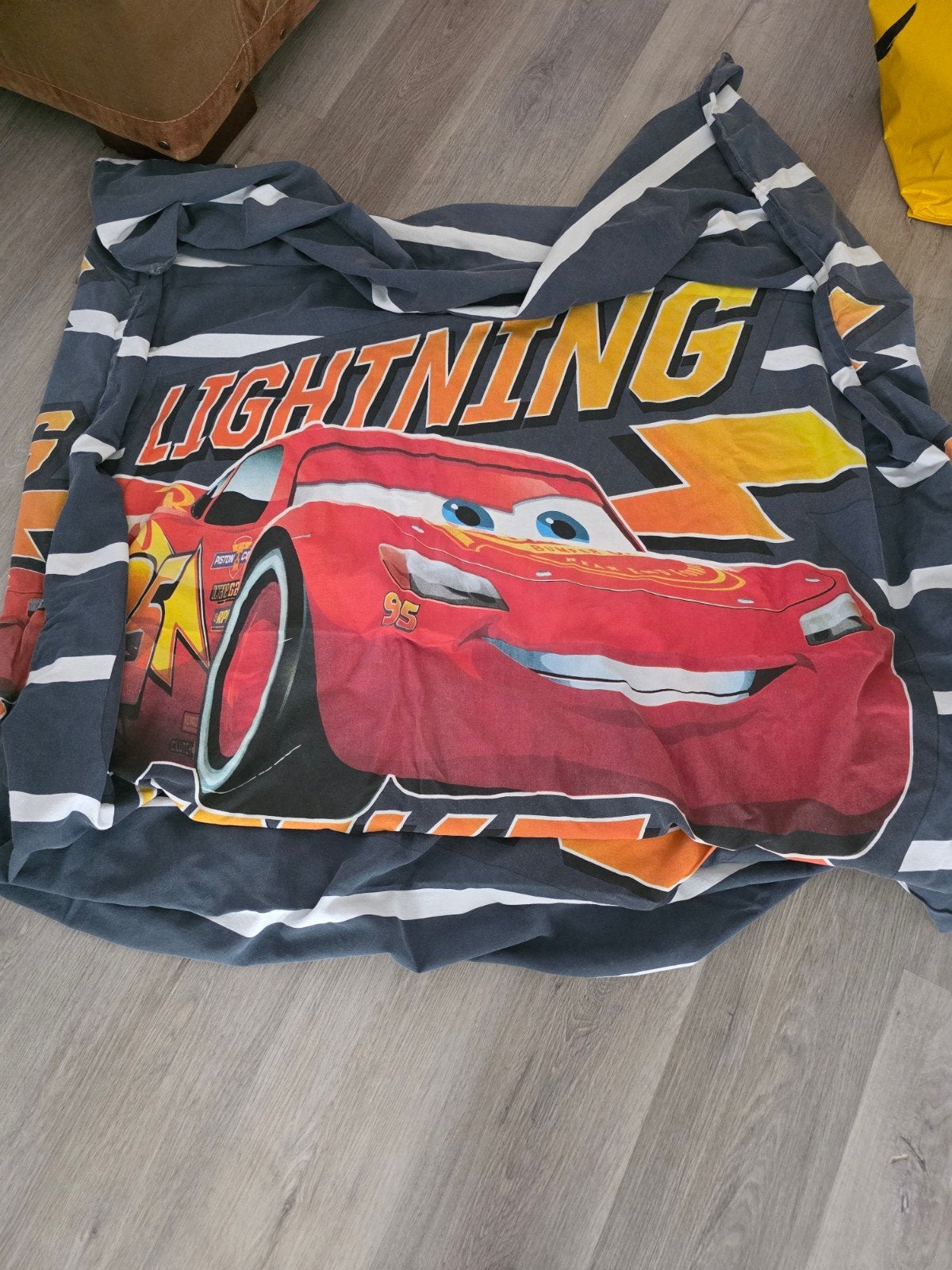 Cars Lightning McQueen Dekbedovertrek Eenpersoons, Gebruikt, Eenpersoons, Beddengoedset, Katoen