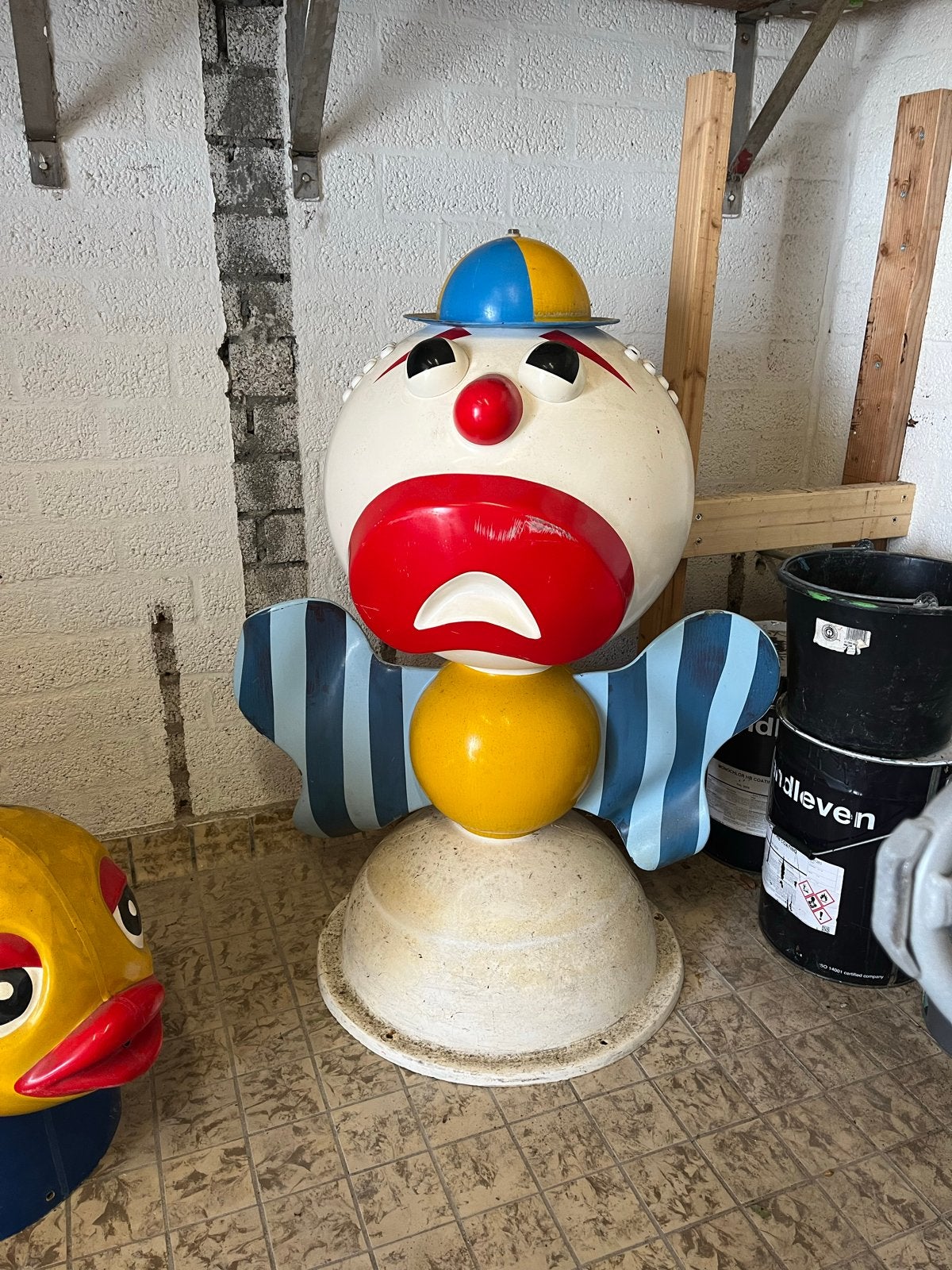 Grote clown waterspuitend, Ophalen, Zo goed als nieuw, Overige typen
