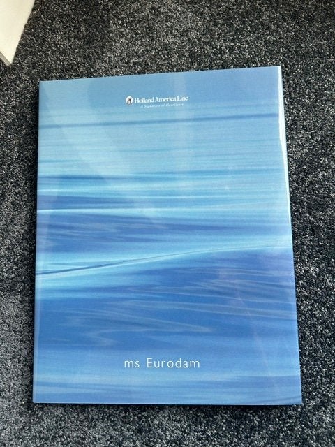 Herdenkings boek van de doop HAL Eurodam, HAL, Nieuw, Motorboot of Zeilboot, Ophalen of Verzenden