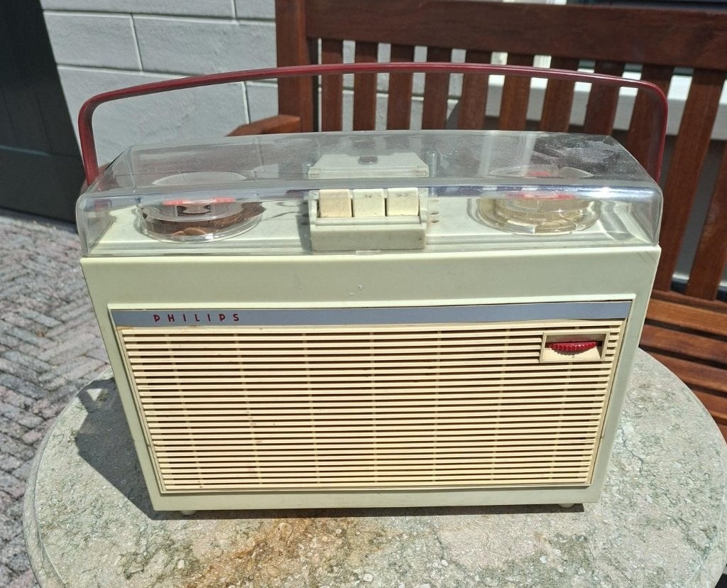 Vintage Philips Bandrecorder, Verzenden, Ameide, Met banden, Pellikaan
