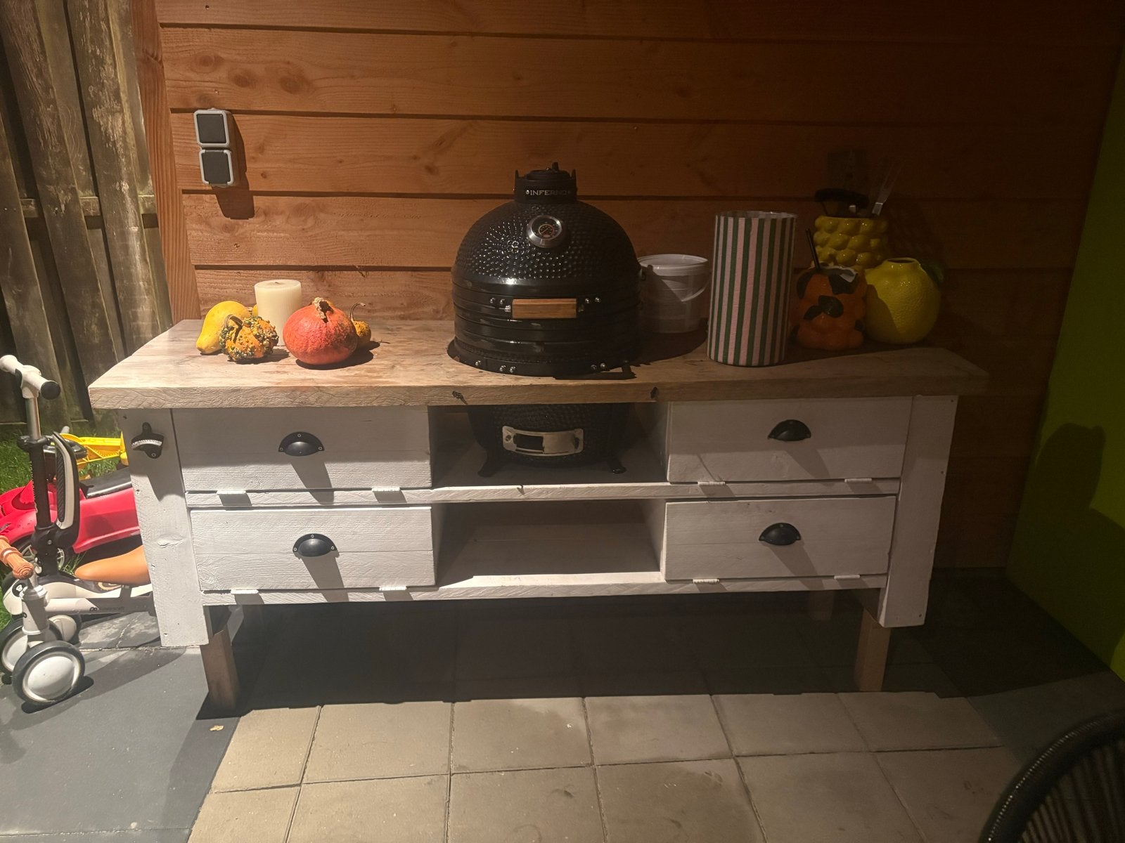 Buitenkeuken zonder BBQ - Handig en stijlvol, Tuin en Terras, Ophalen of Verzenden, Gebruikt, Vrijstaand