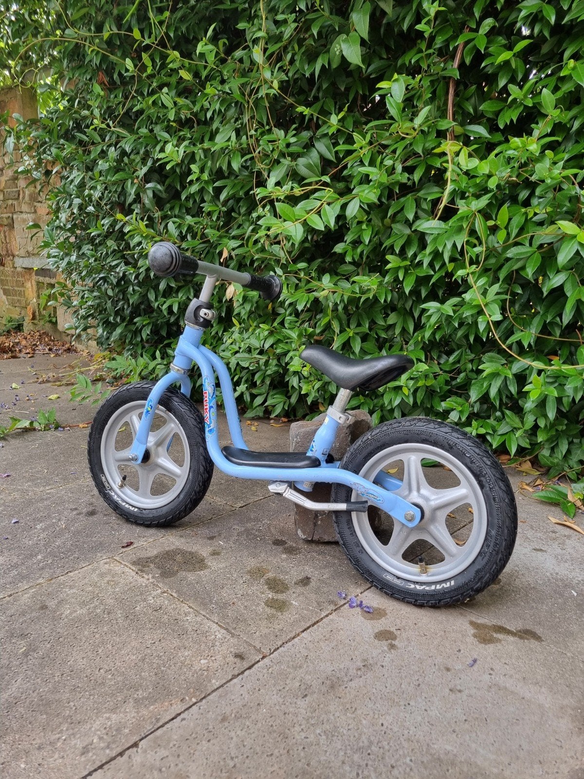 Puky loopfiets blauw met luchtbanden,  voor kinderen van 3-, Ophalen, Gebruikt, Loopfiets