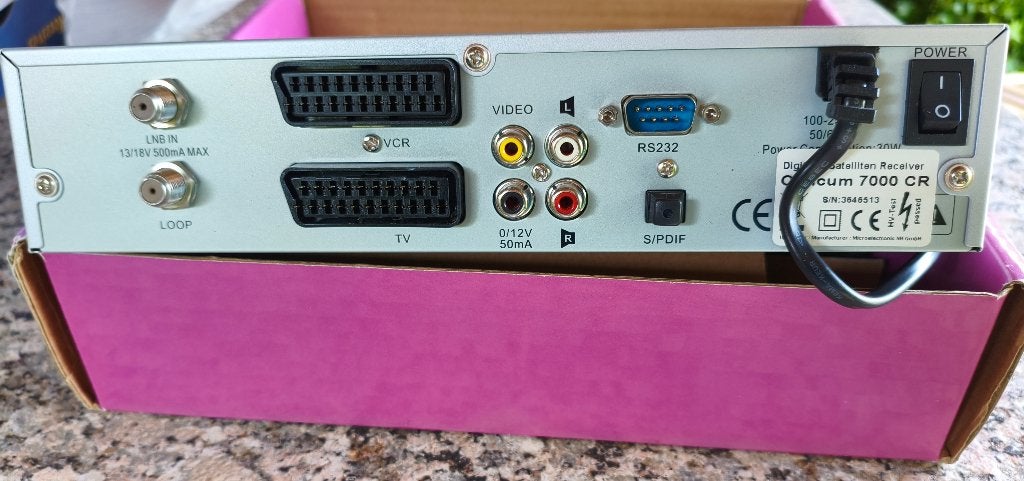 Opticum 7000CR digitale satellietontvanger, Ophalen of Verzenden, Zo goed als nieuw, Decoder