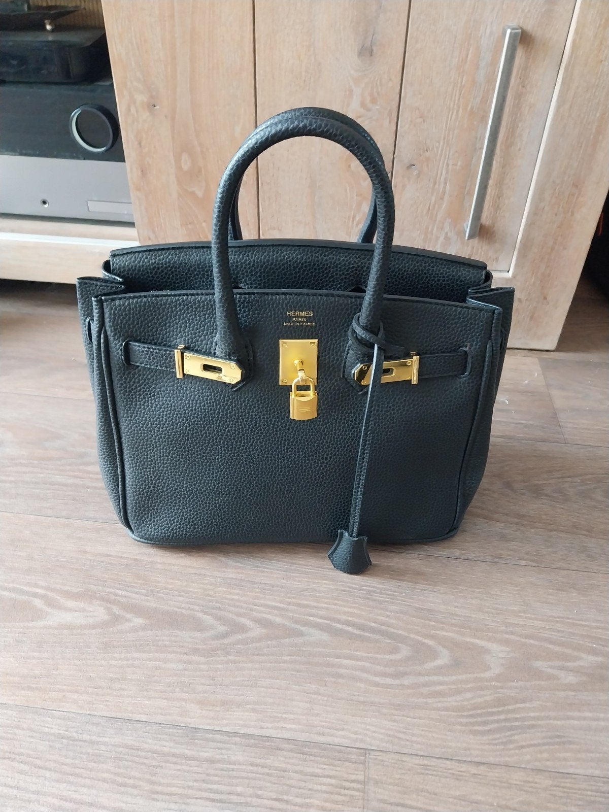 Birkin 30 Handtas in Nieuwe Staat - Zwart Leer, Ophalen of Verzenden, Nieuw, Zwart, Handtas