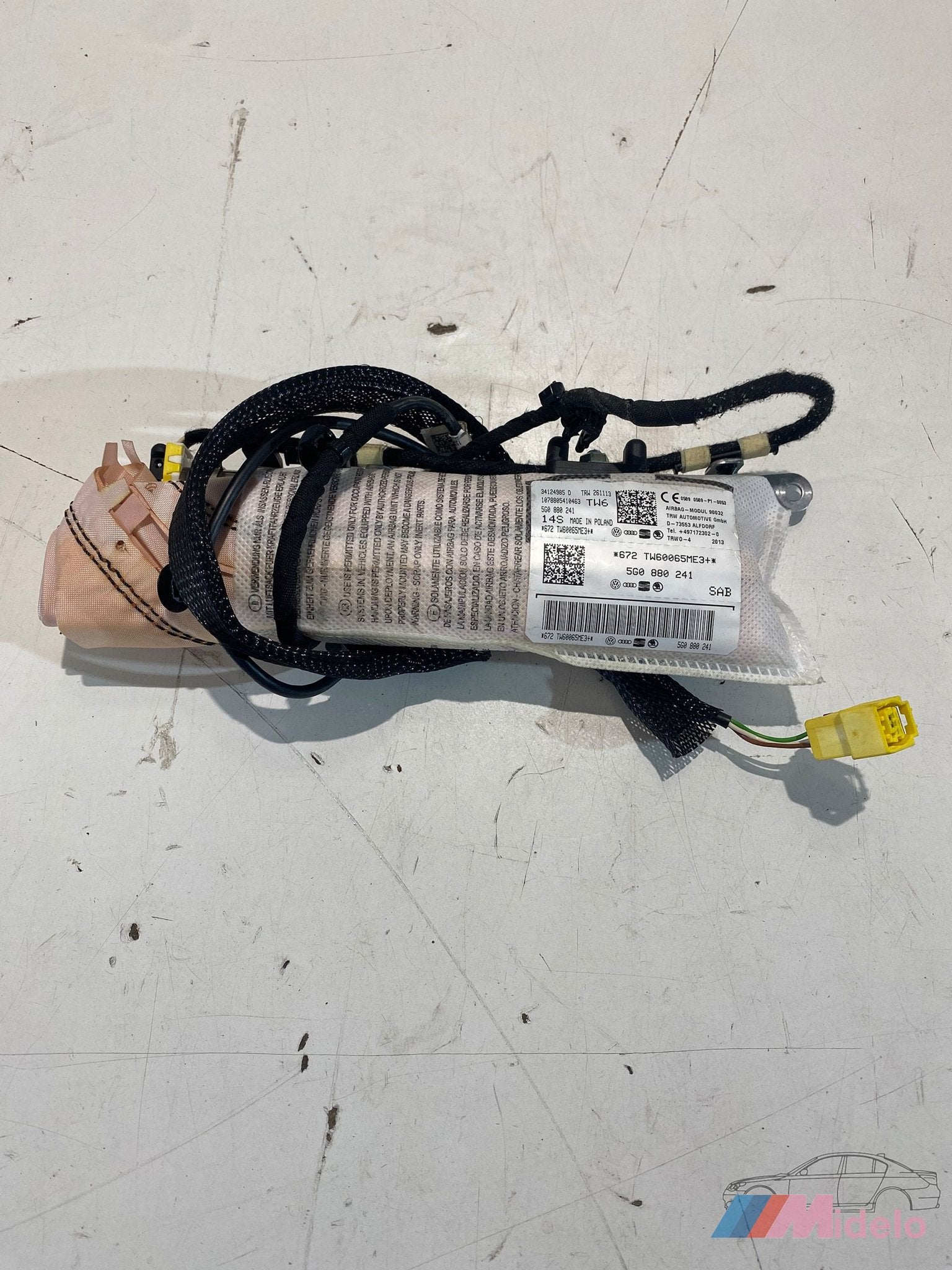 VW GOLF VII STOEL AIRBAG LINKS 5G0880241, Auto-onderdelen, Gebruikt, -, Volkswagen, -