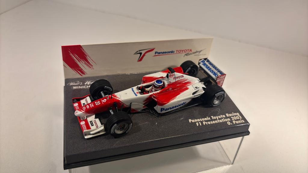 F1 Toyota presentation 2003 o.panis minichamps 1.43, Auto, Ophalen of Verzenden, MiniChamps, A