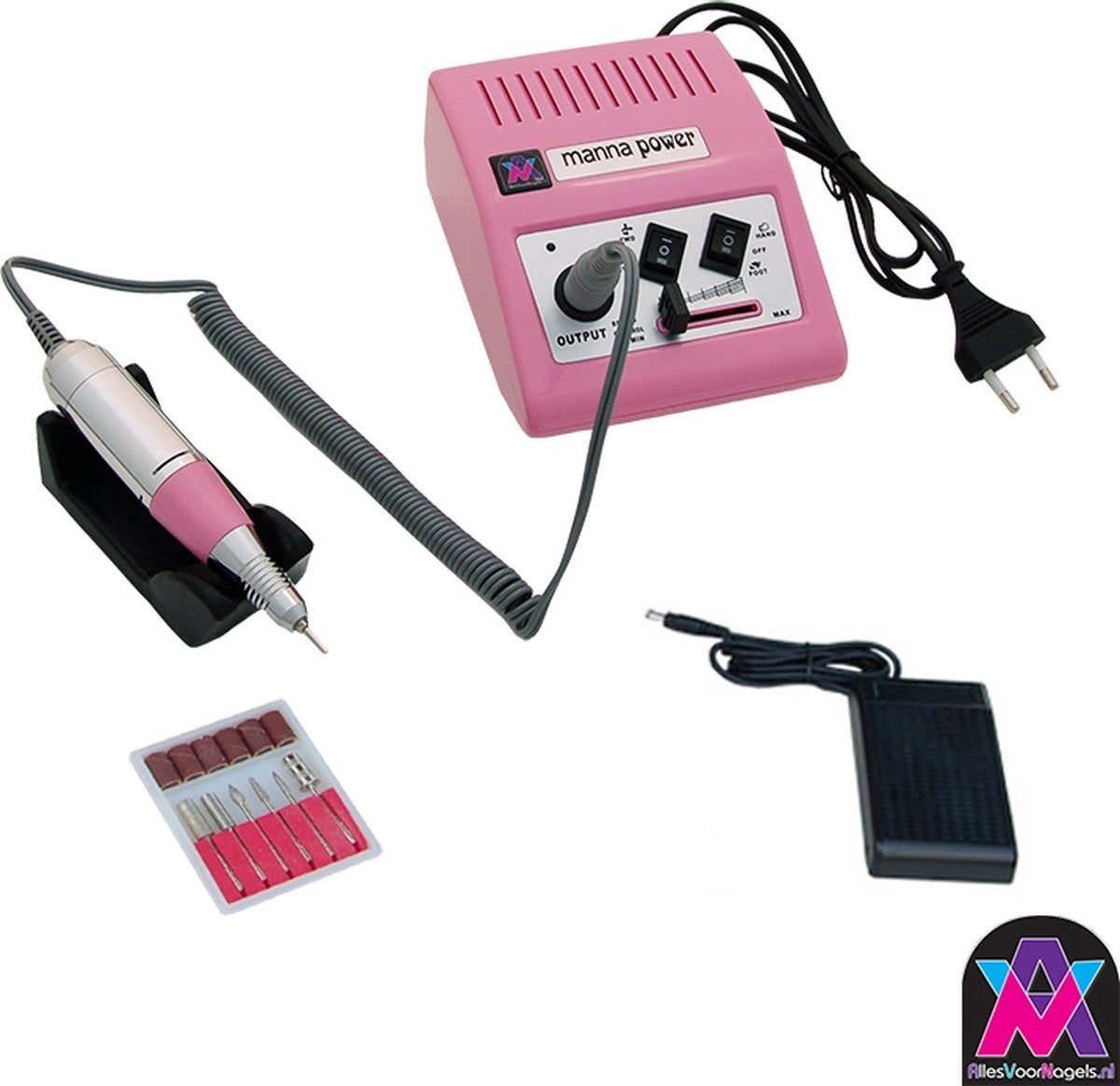 Manna Power DM-868 Nagelfreesmachine met accessoires, Ophalen of Verzenden, Zo goed als nieuw, Overige typen