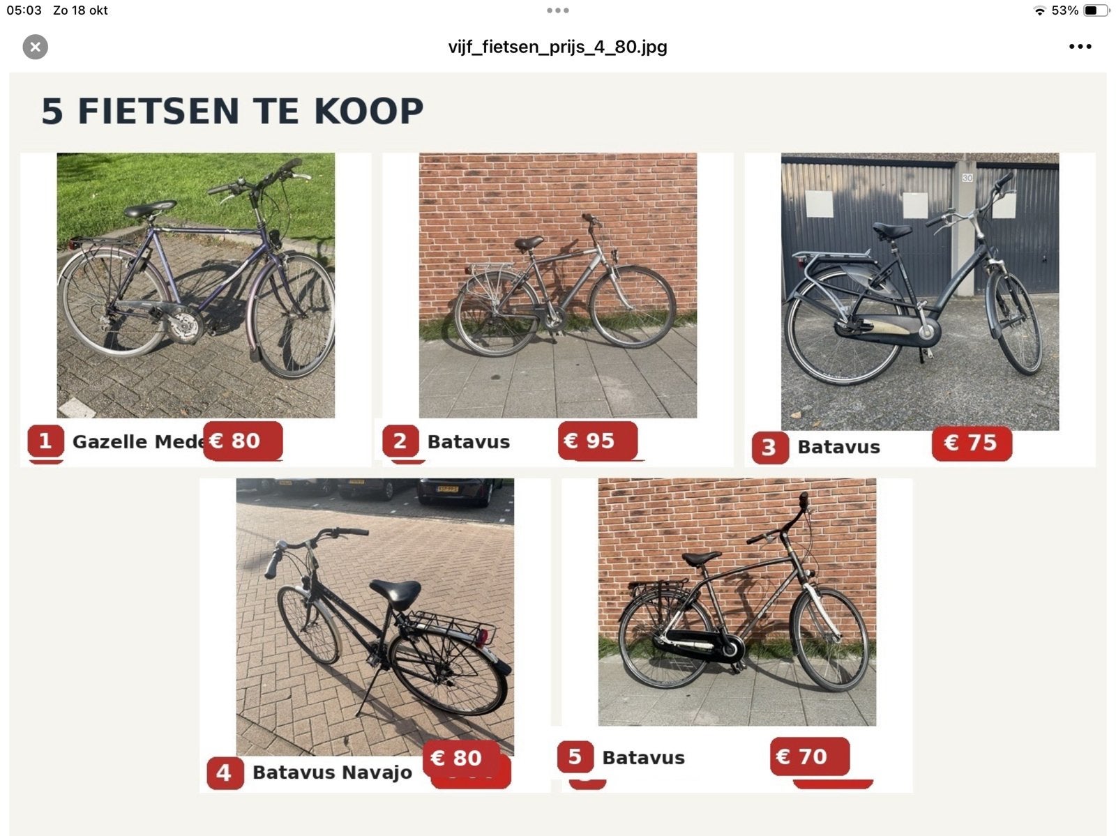 mooie fietsen te koop – Batavus, Gazelle en meer – vanaf, Ophalen, Zo goed als nieuw