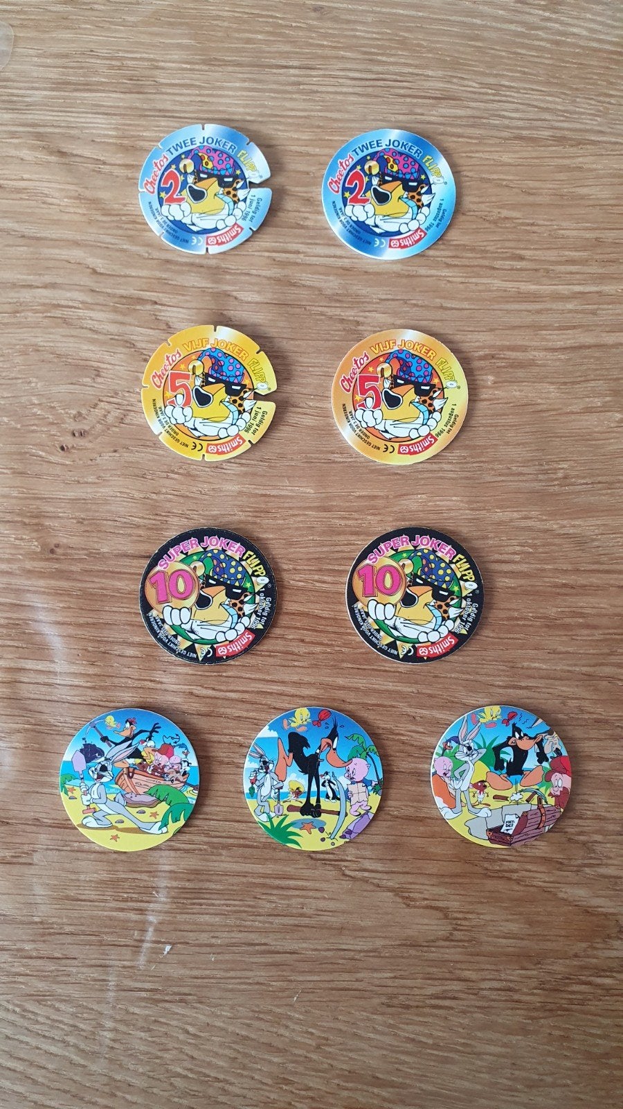 Flippo Jokers & Limited Edition flippo's te koop 2, 5, 10 pt, Verzenden, Spiek, Losse flippo's