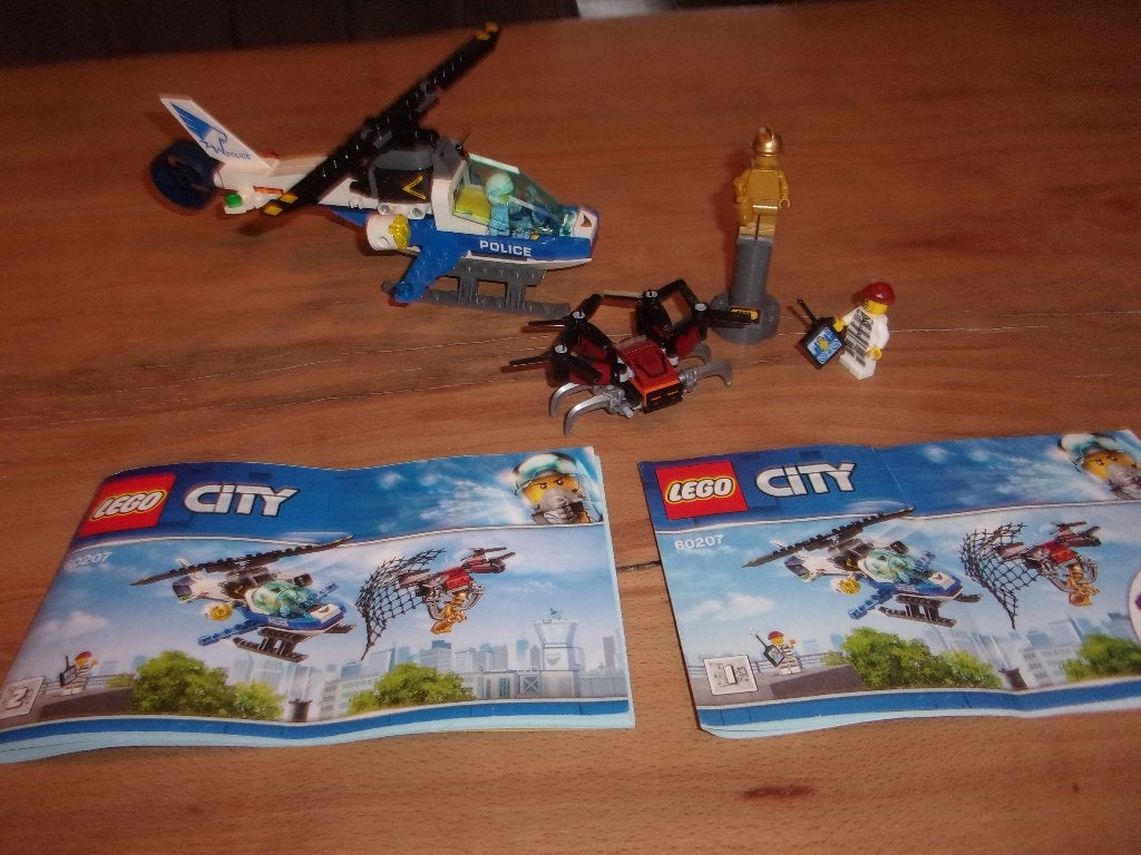 Lego Town 60207-1 Sky Police Drone Chase uit 2019, Gebruikt, Overige thema's, Lego, Ophalen of Verzenden