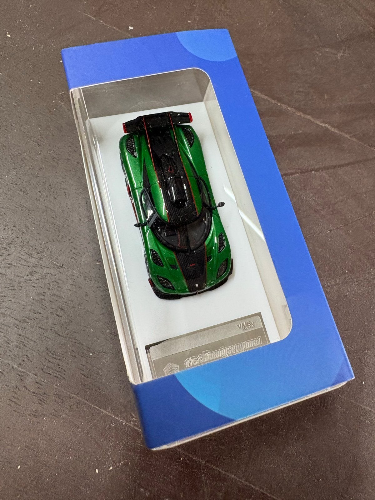 Koenigsegg Agera RS 1:64 Schaalmodel - Groen, Ophalen of Verzenden, Nieuw, Overige typen