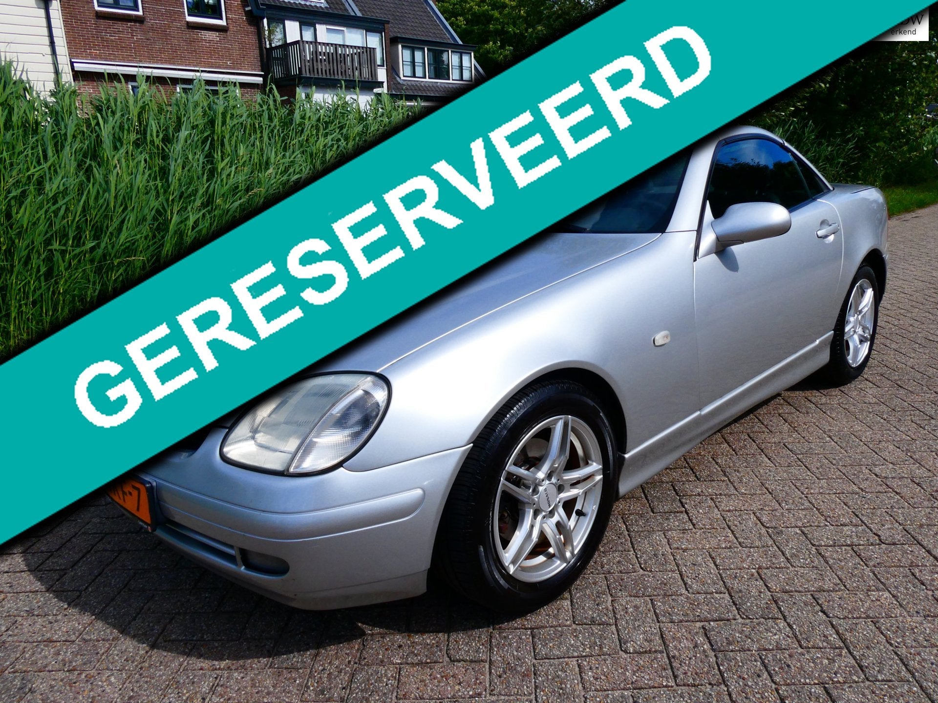 Mercedes-Benz SLK-klasse 200 136pk Opknapper Dak gaat niet o, Euro 2, 1998 cc, Gebruikt, Zwart