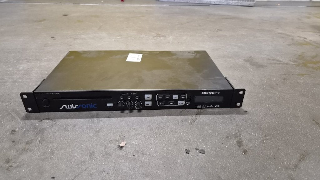 Swissonic CDMP 1 Rack CD/MP3 Speler, Ophalen of Verzenden, Gebruikt, Audio