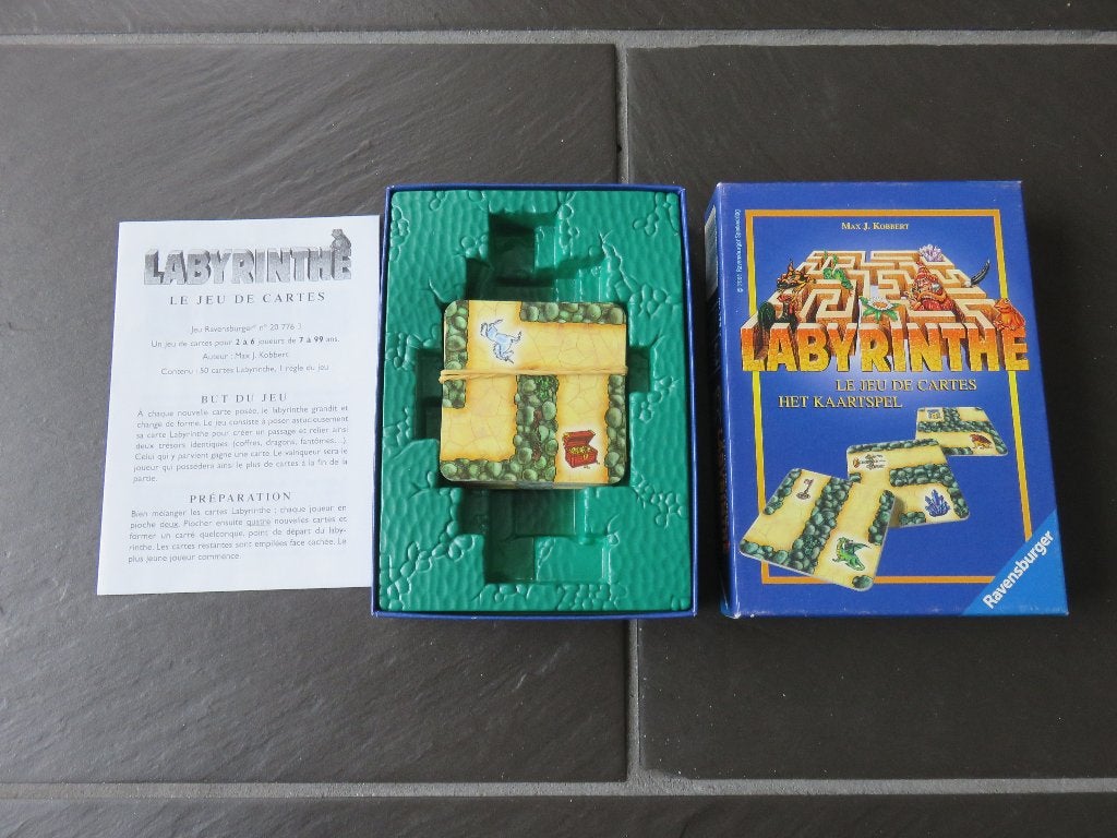 Labyrinth, het kaartspel vanaf 7 jaar. Mooi en compleet, Ophalen of Verzenden, Zo goed als nieuw
