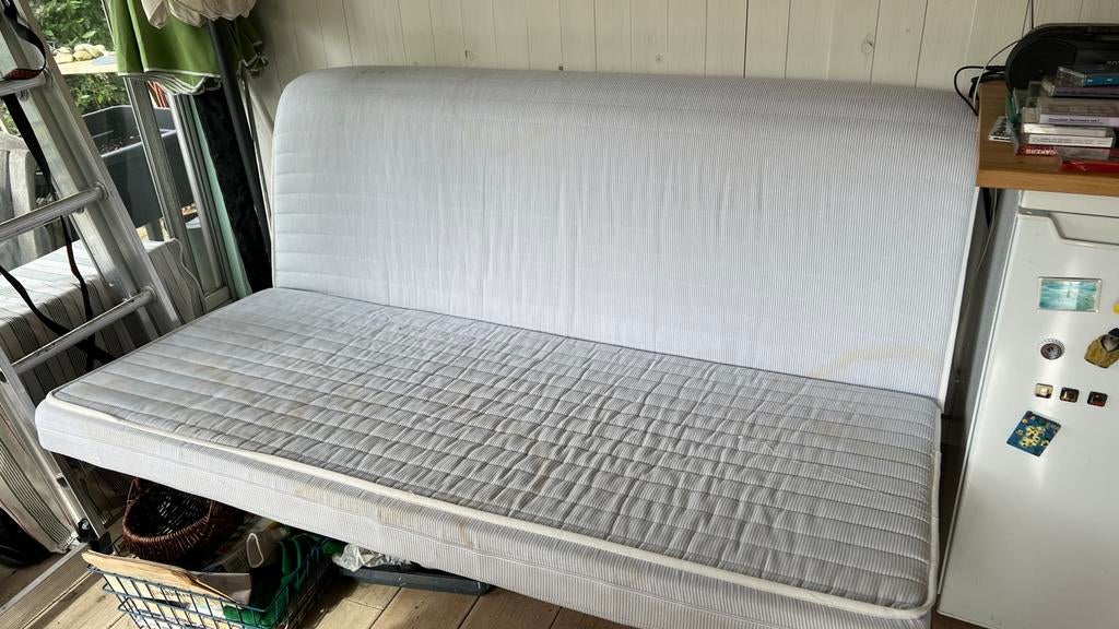 Ikea Slaapbank PS 160cm breed, Ophalen, Gebruikt, Blauw, Tweepersoons