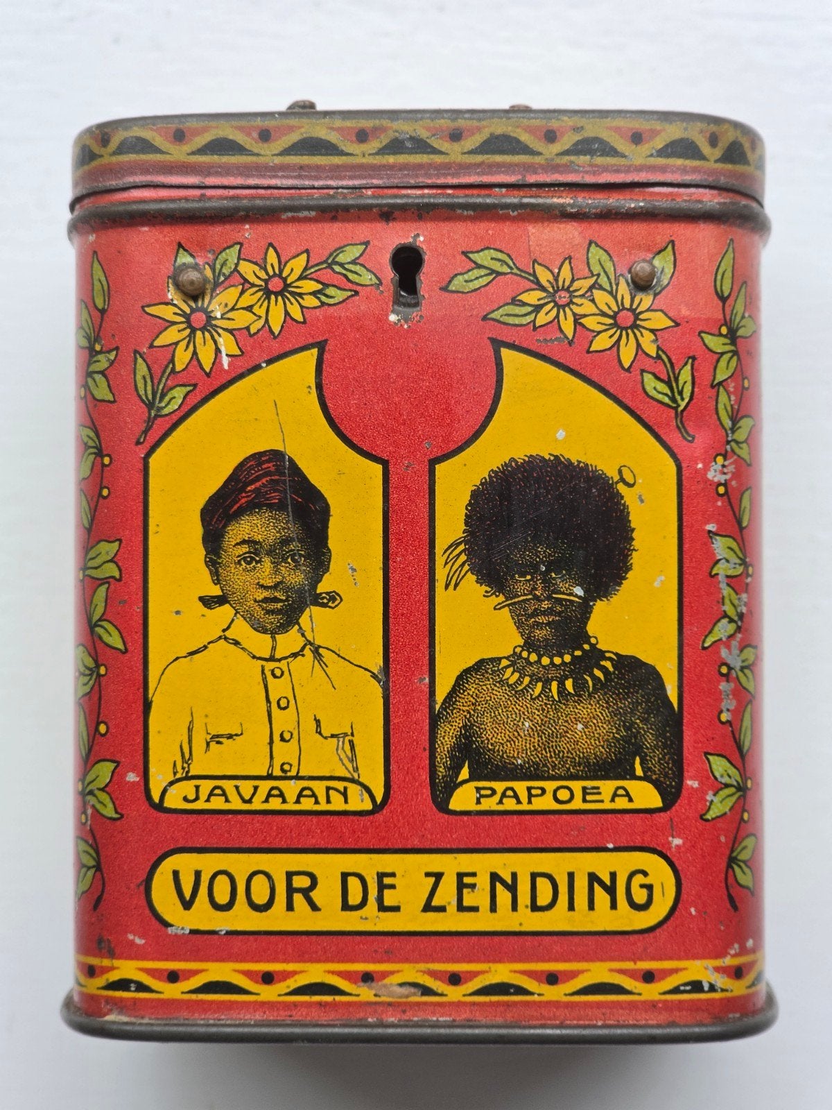 missiebus blik Voor de Zending Javaan Papoea, Ophalen of Verzenden, Gebruikt, Overige