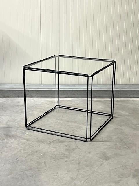 Maz Sauze bijzettafel Isocele vintage design tafel zwart, Huis en Inrichting, Tafels | Bijzettafels, Ophalen, Minder dan 45 cm