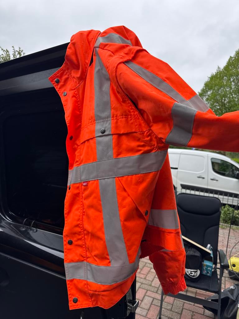 Nieuwe Havep Werkjas - Maat XL - Oranje Veiligheidsjas, Ophalen, Nieuw, Heren, Jas