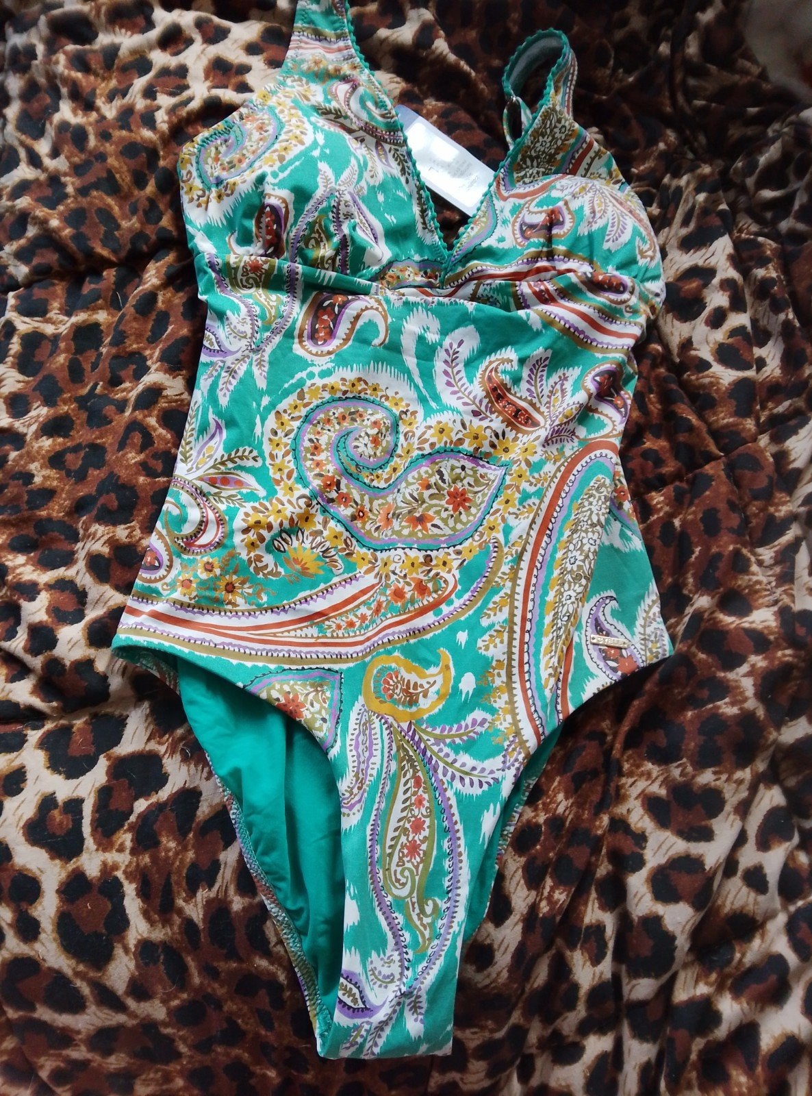 Cyell padded paisley perfect badpak maat 38B nieuw, Meerkleurig, Nieuw, Badpak, Ophalen of Verzenden