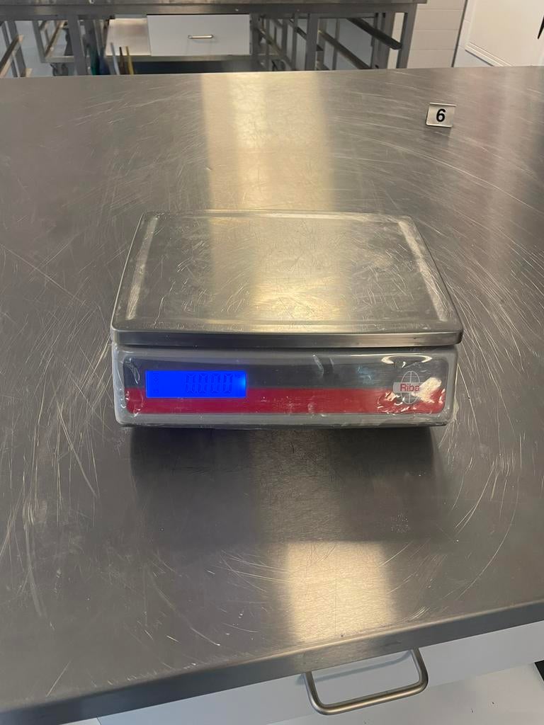 RIBA r55 professionele weegschaal, Ophalen of Verzenden, Zo goed als nieuw, Personenweegschaal, 100 kg of meer