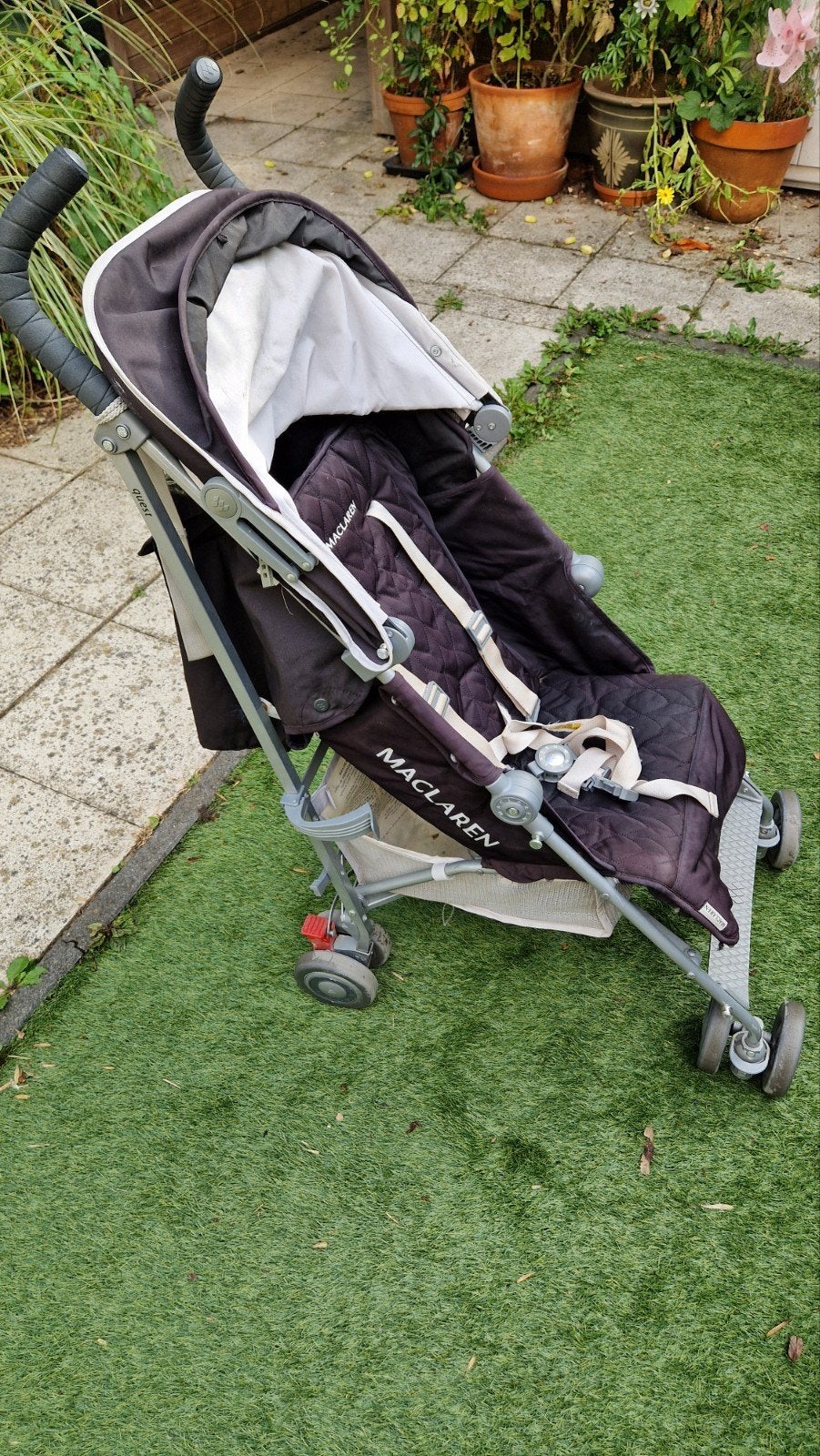 Maclaren lichtgewicht buggy, compact opvouwbaar, Ophalen, Gebruikt, Maclaren, Zonnekap