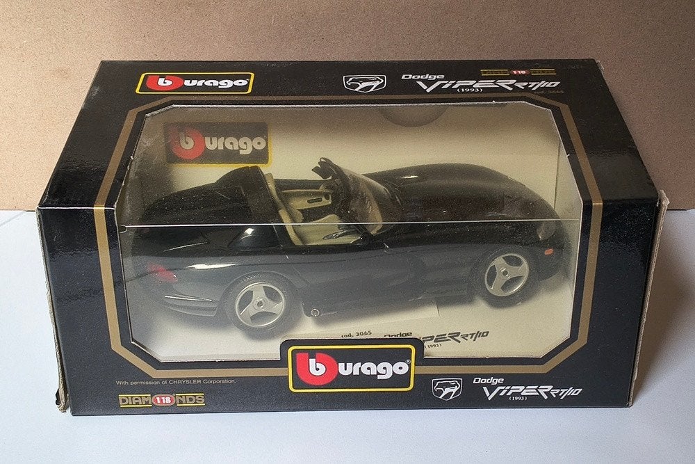 Burago Dodge Viper RT10, Ophalen of Verzenden, Nieuw, Auto, Bburago
