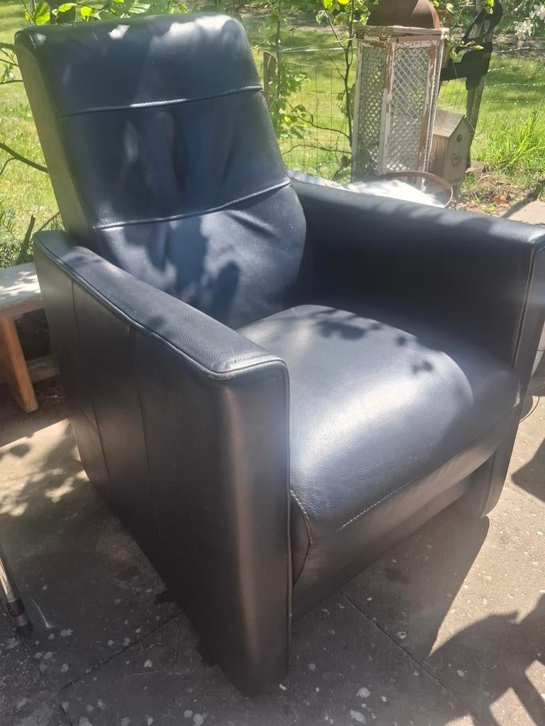 Henders & Hazel stoel/fauteuil 2 standen, Ophalen, Zo goed als nieuw, 75 tot 100 cm, Leer