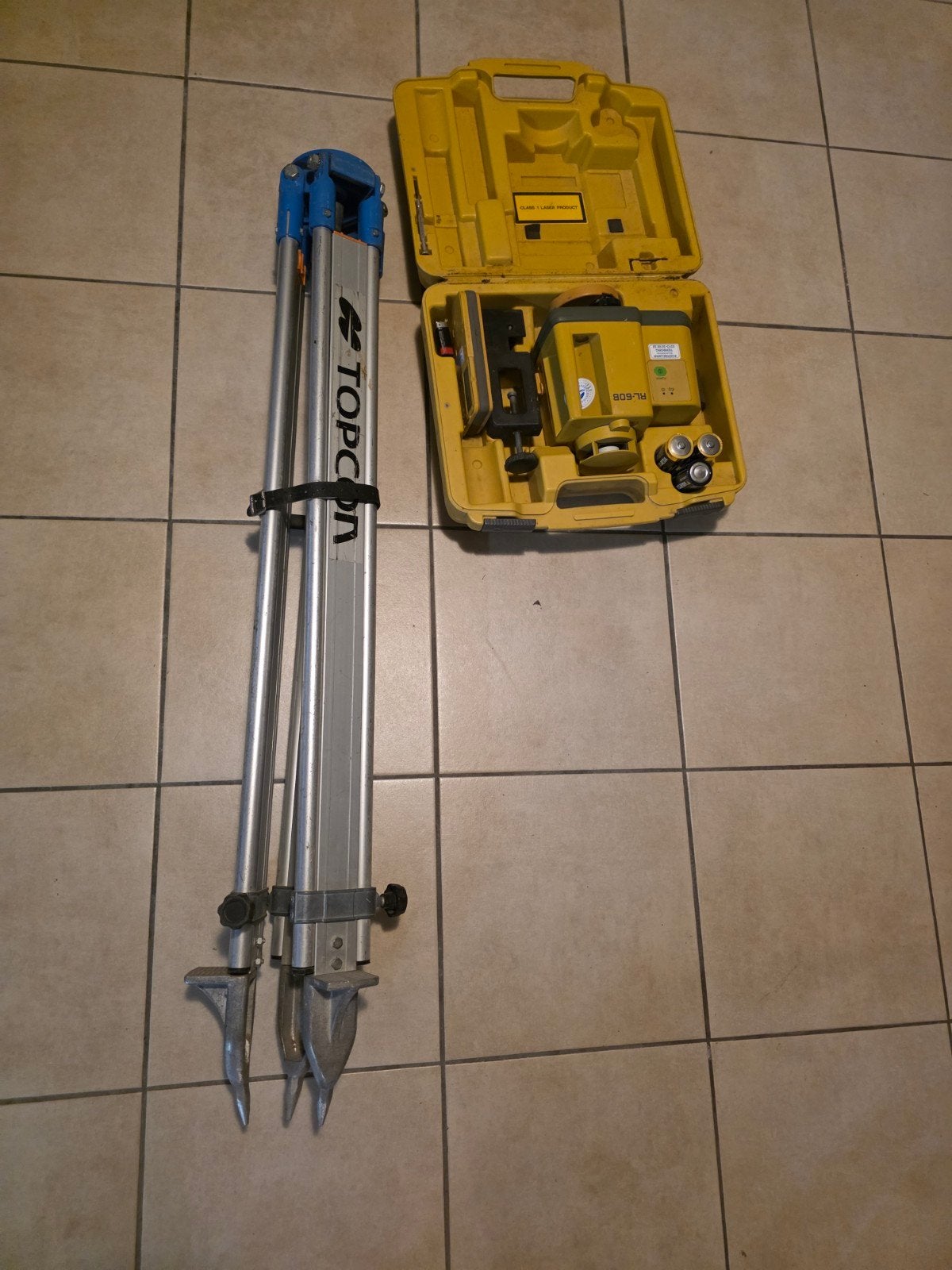 Topcon professionele laser met origineel statief, Ophalen of Verzenden, Gebruikt, Afstand