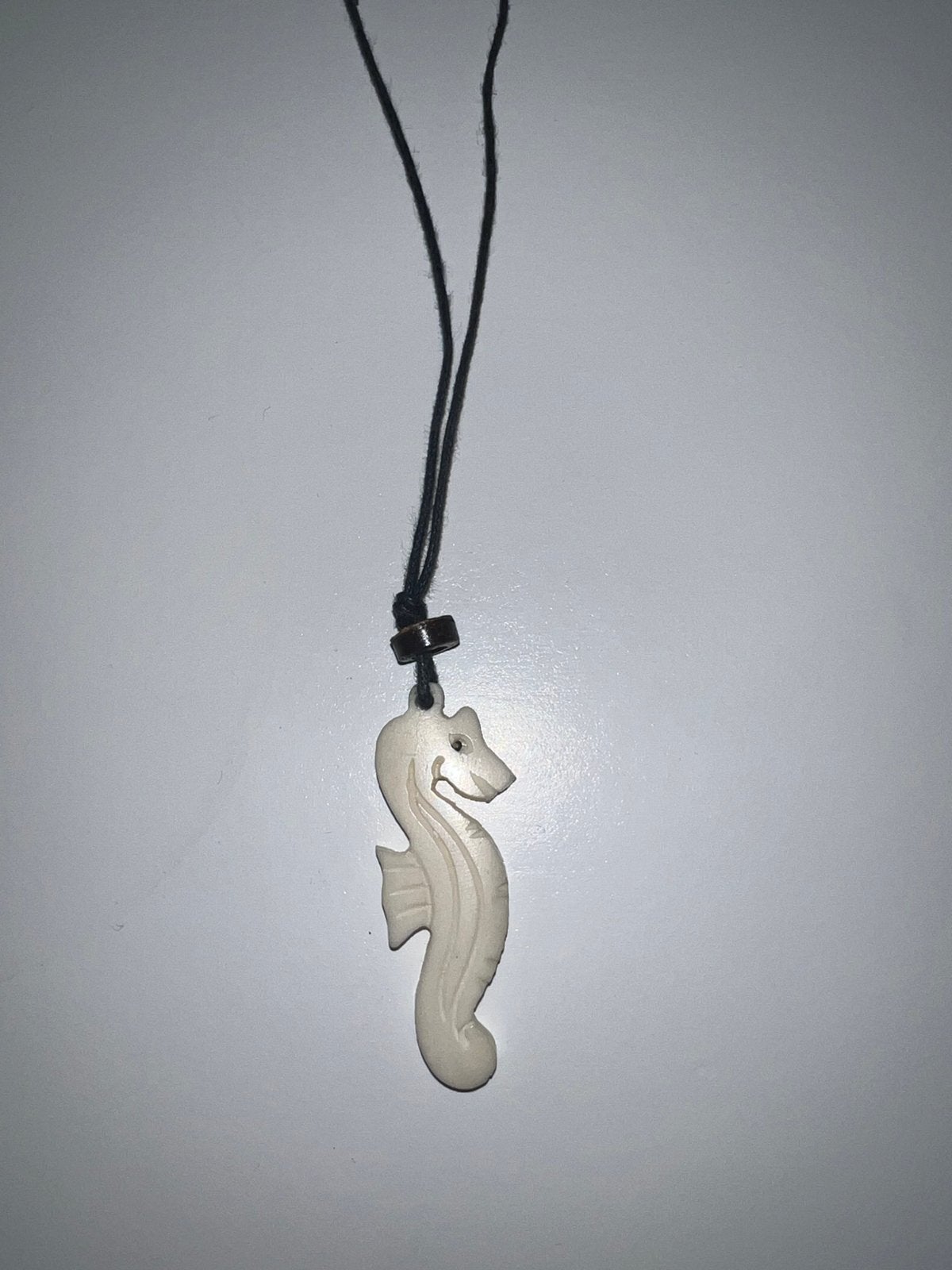 Zeepaard ketting, Overige materialen, Verstelbaar, Verzenden, Beige