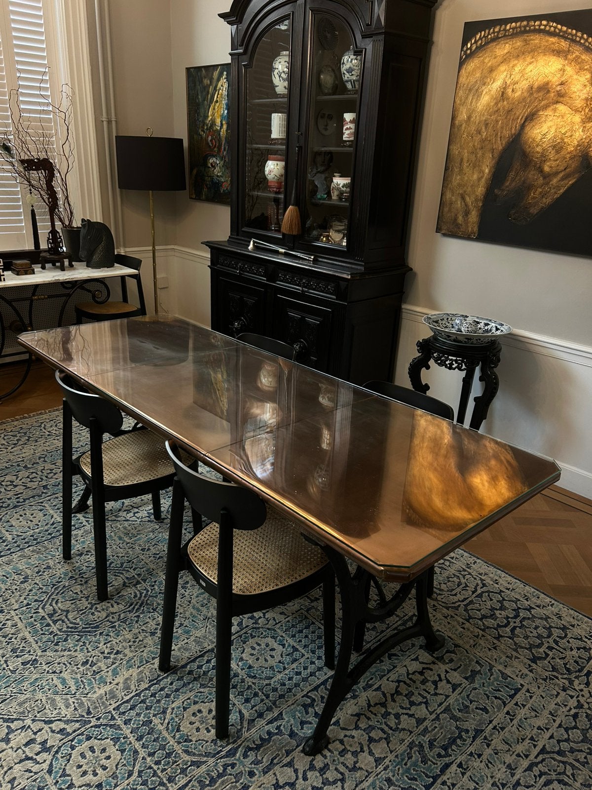 Victoriaanse tafel, Ophalen
