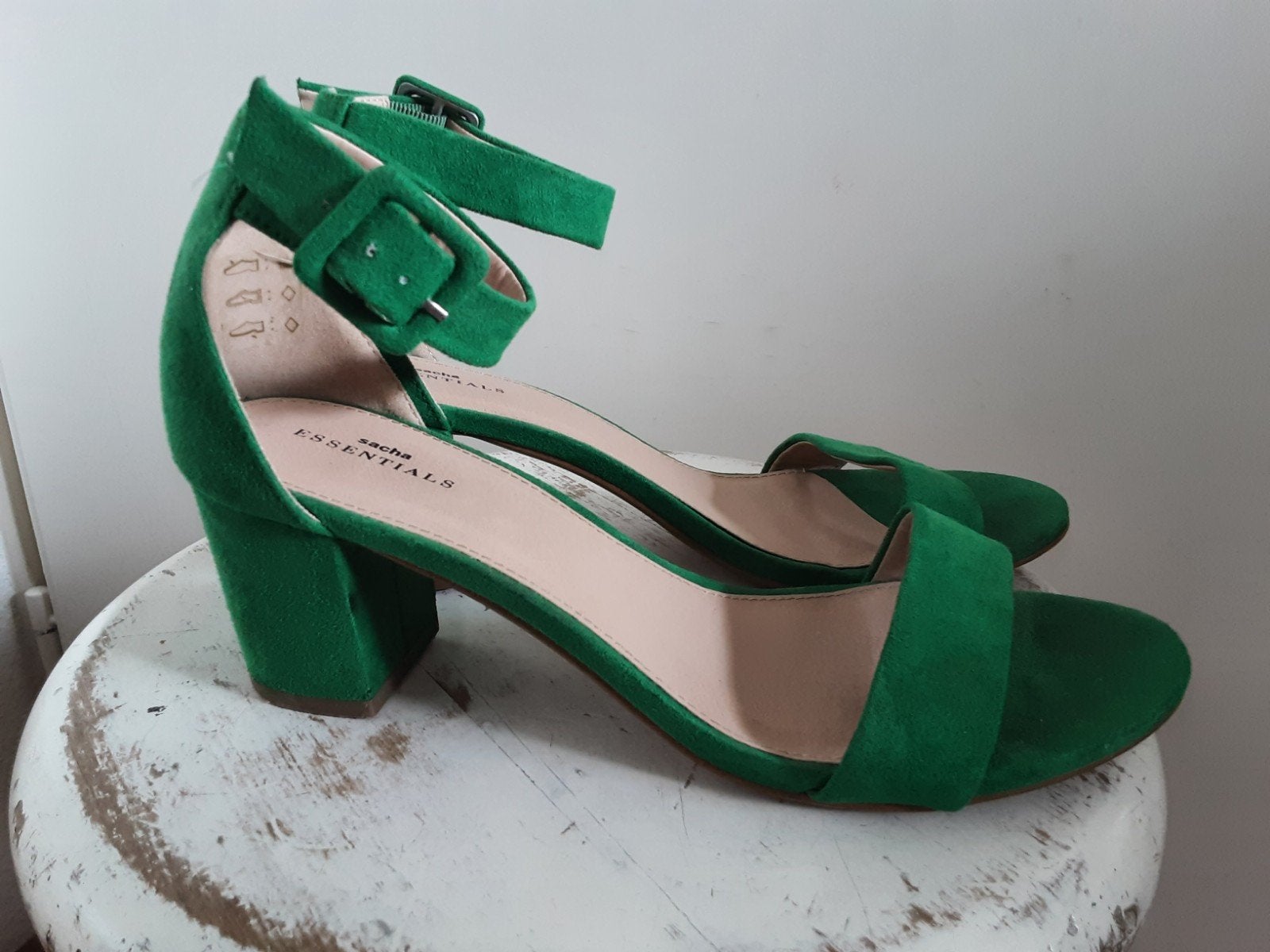 SACHA schoenen pumps maat 36 groen, Sacha, Gedragen, Groen, Sandalen of Muiltjes