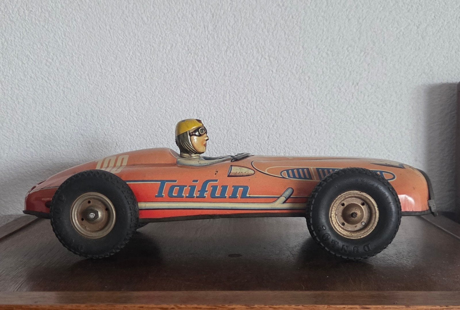 Vintage blikken raceauto "Taifun" – PN Niedermeier Jaren 50, Antiek en Kunst, Ophalen of Verzenden