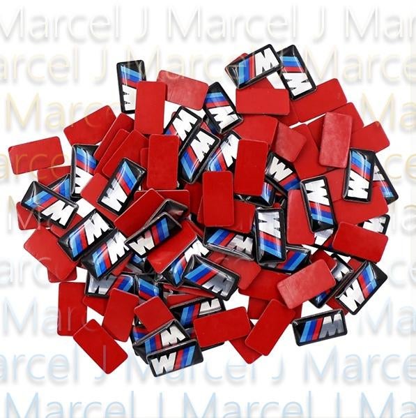 BMW M SET STICKERS VOOR VELGEN, Auto diversen, Autostickers, Ophalen of Verzenden