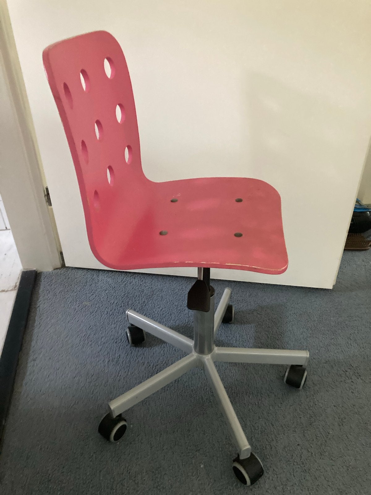 IKEA bureaustoel roze - Gebruikt, Ophalen, Gebruikt, Roze, Bureaustoel