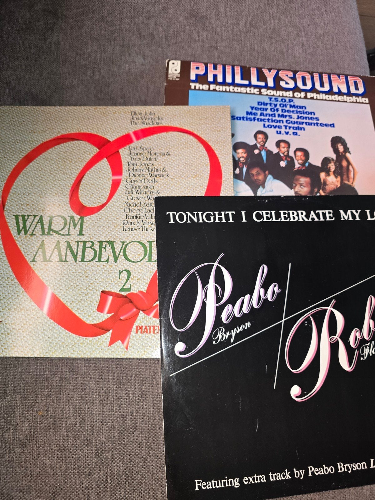 Diverse LP's: Philly Sound, Warm Aanbevolen, Peabo Bryson, LP, Gebruikt, Pop, Ophalen of Verzenden