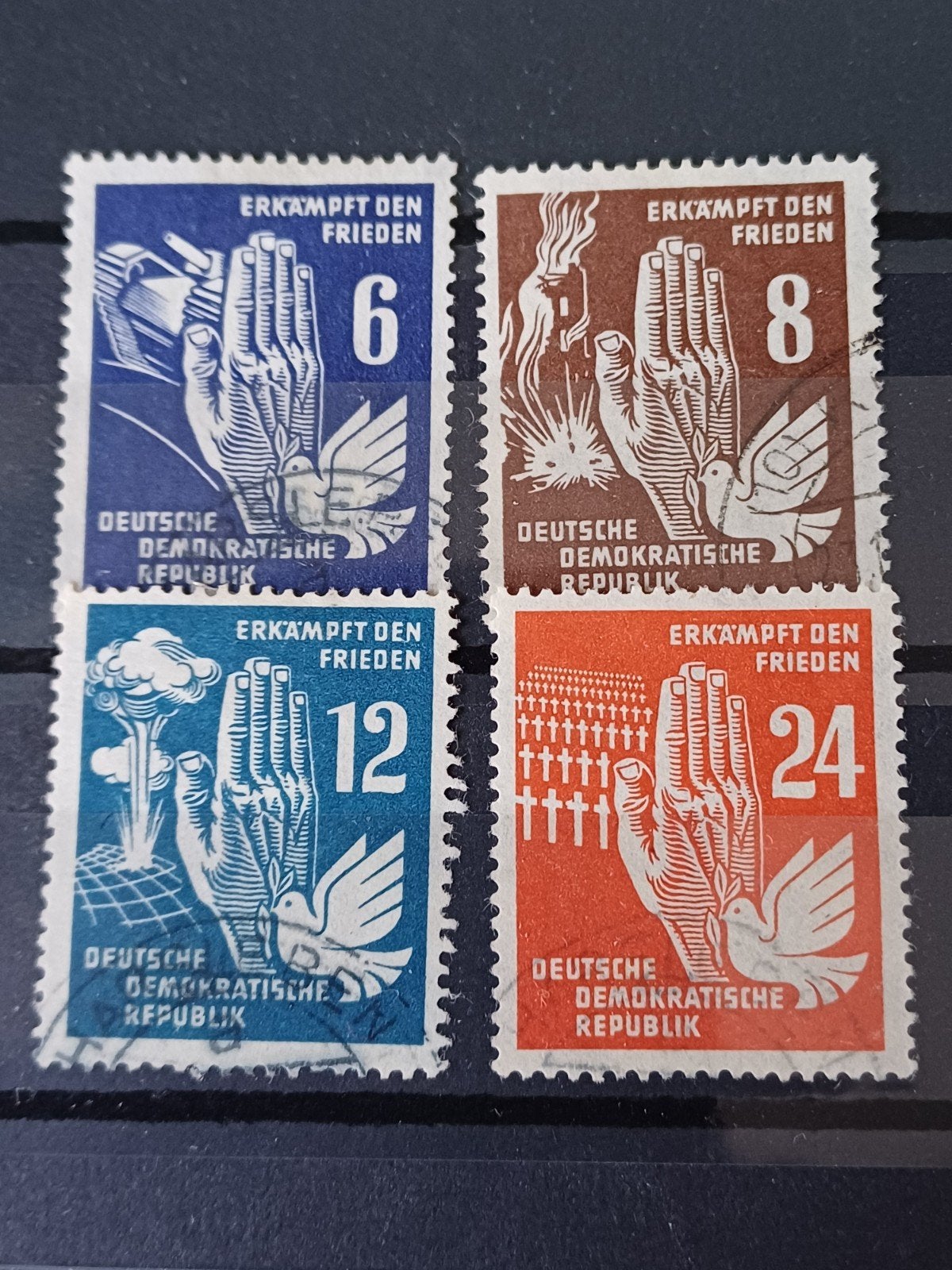 DDR 276-279 gestempeld, Ophalen of Verzenden, DDR, Gestempeld