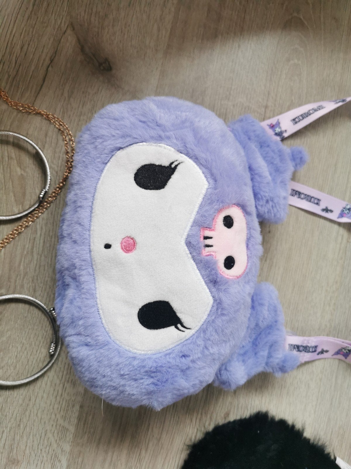 Leuke paarse Kuromi tas met bijpassende armbanden en ketting, Ophalen of Verzenden, Nieuw, Paars, Schoudertasje