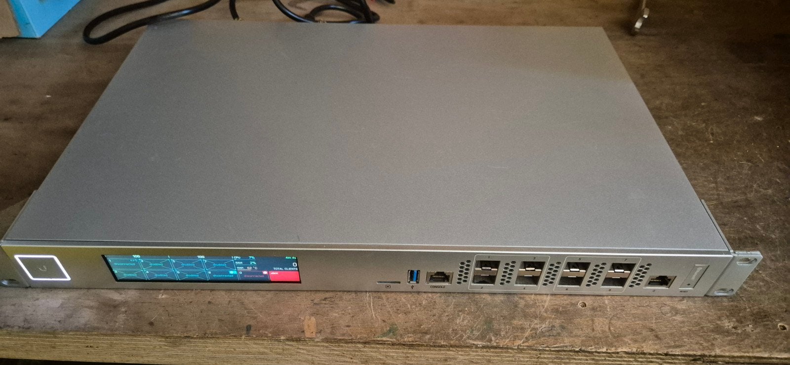 Ubiquiti UniFi Security Gateway XG (USG-XG-8), Computers en Software, Routers en Modems, Ophalen of Verzenden, Gebruikt, Router
