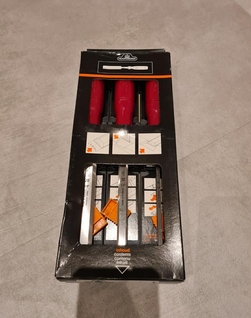 Nieuw Nooitgedagt beitelset beitels, Ophalen of Verzenden, Nieuw
