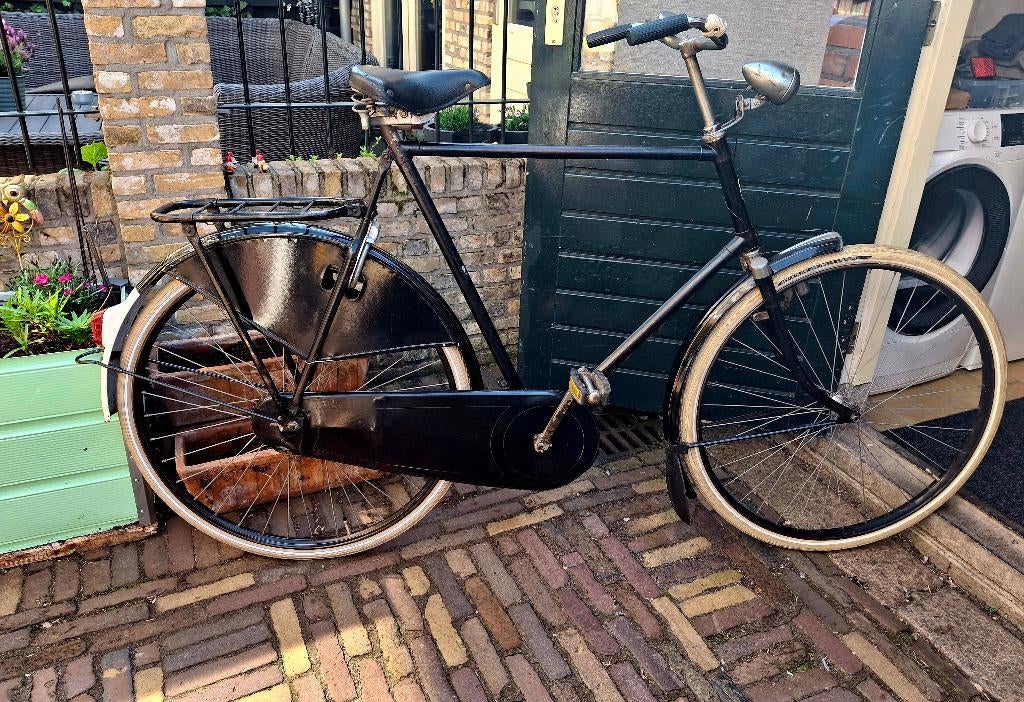 Gazelle Herenfiets 1937, Fietsen en Brommers, Ophalen, Terugtraprem, Gazelle, Jaren '30