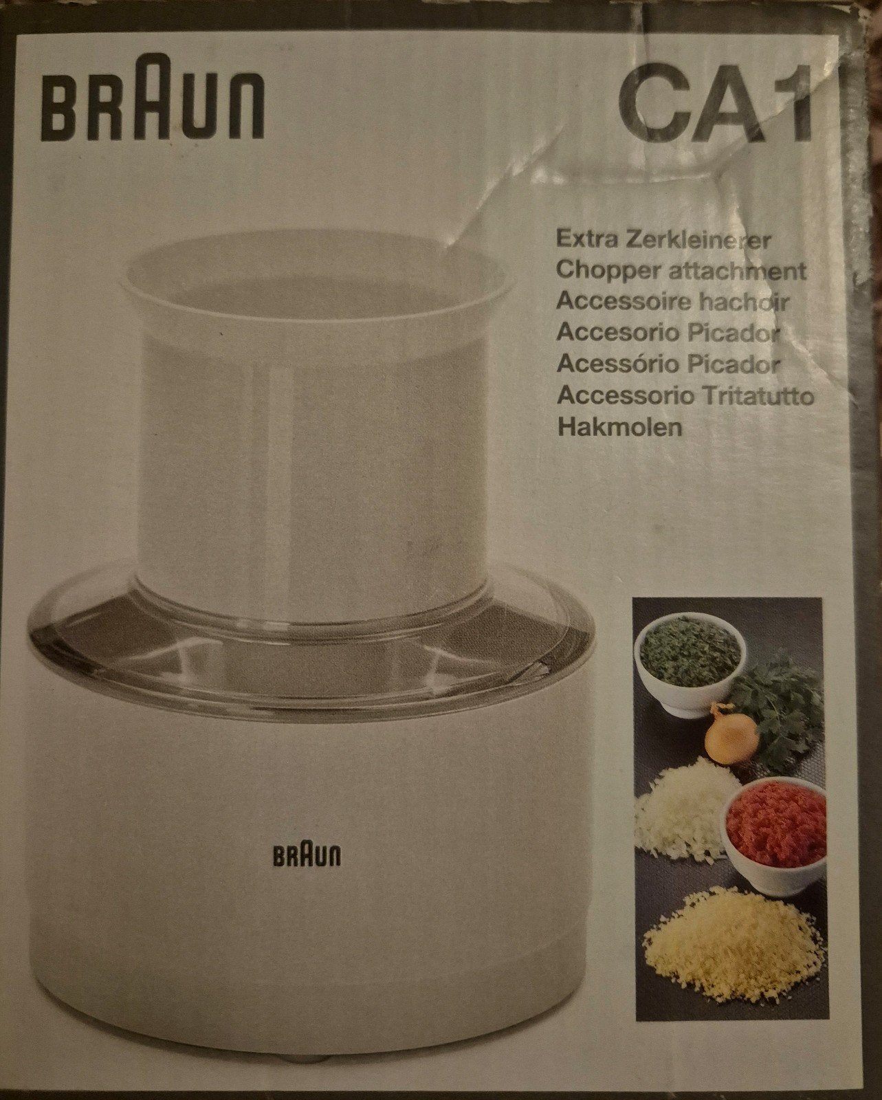 Hakmolen voor Braun mixer., Nieuw, 3 snelheden of meer, Ophalen of Verzenden, Vaatwasserbestendig